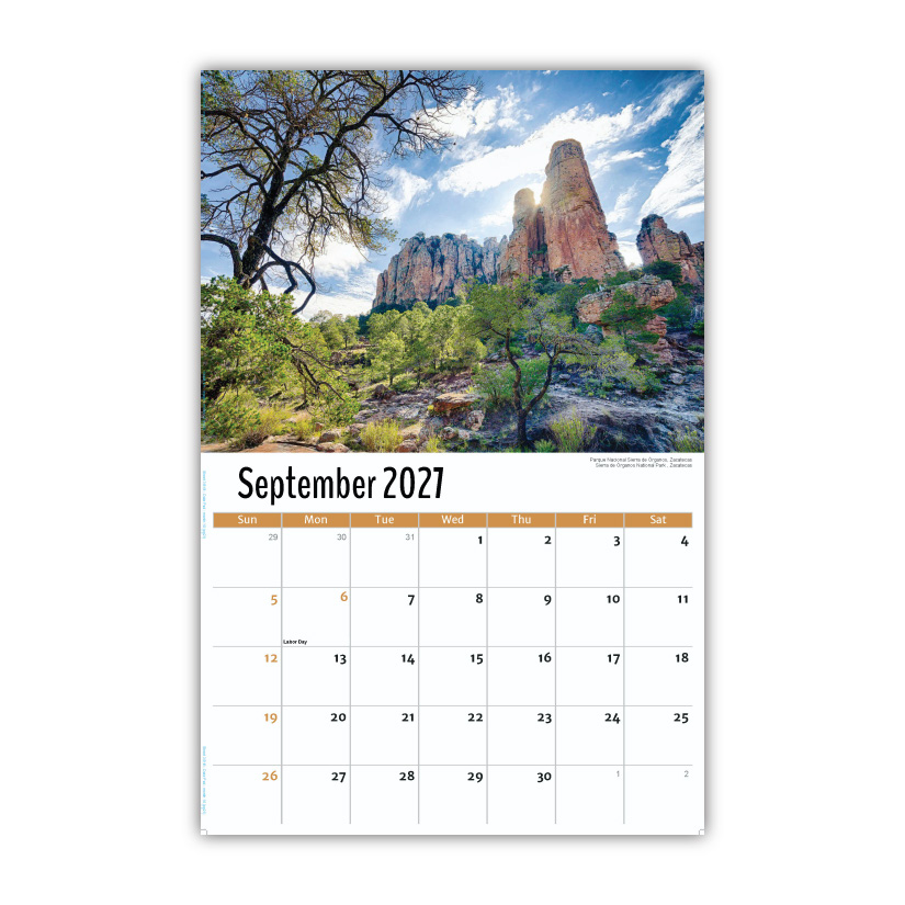 2027 Wall Calendar - Scenes of Mexico