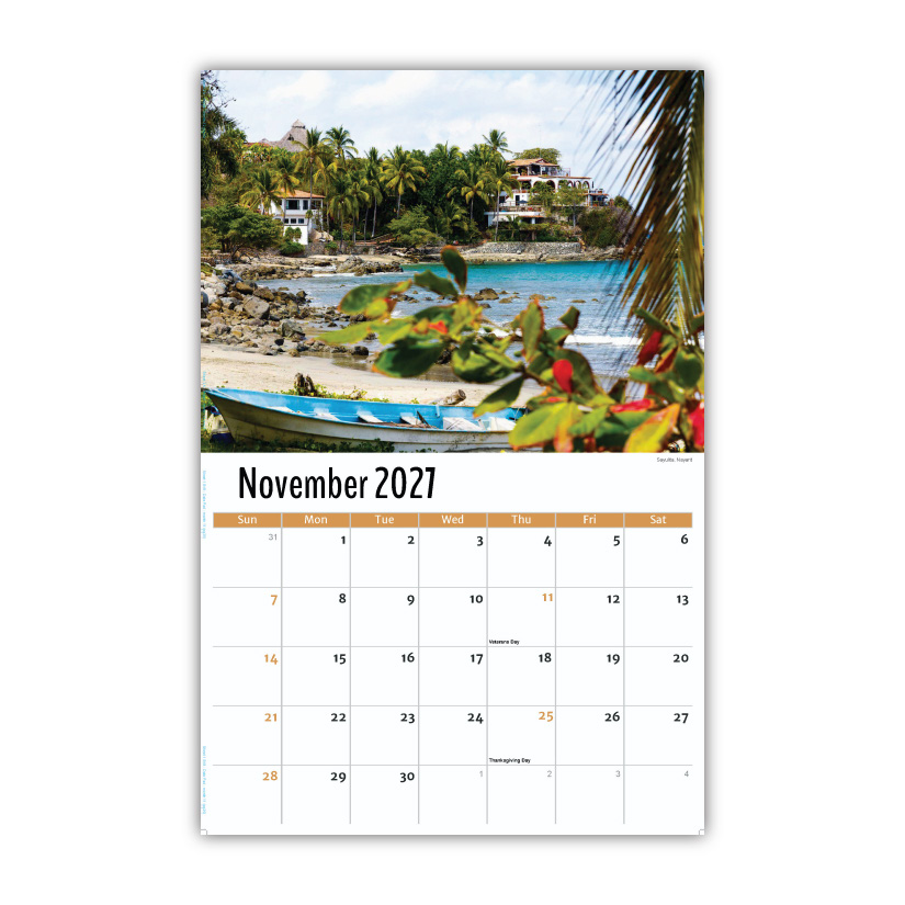 2027 Wall Calendar - Scenes of Mexico