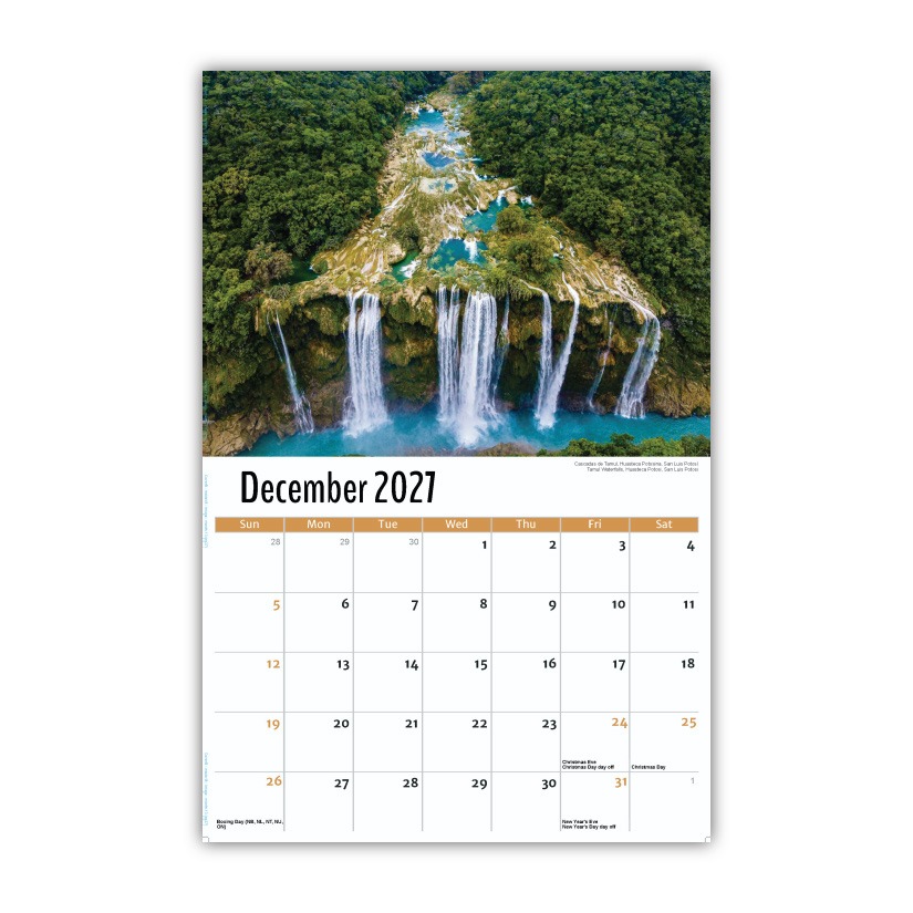 2027 Wall Calendar - Scenes of Mexico