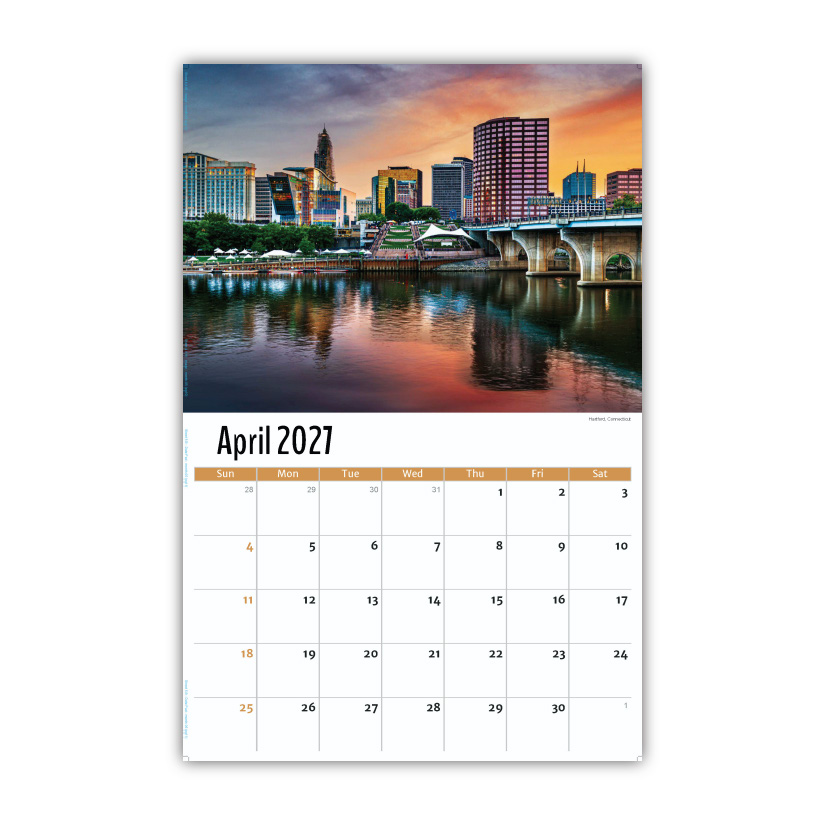 2027 Wall Calendar - Scenes of New England