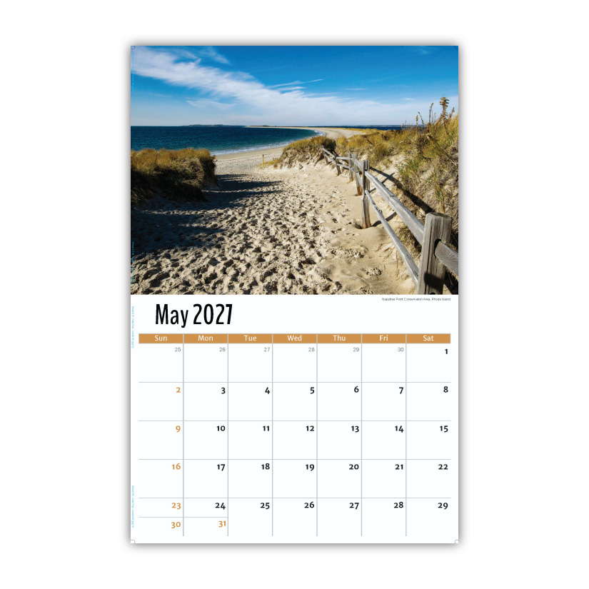 2027 Wall Calendar - Scenes of New England