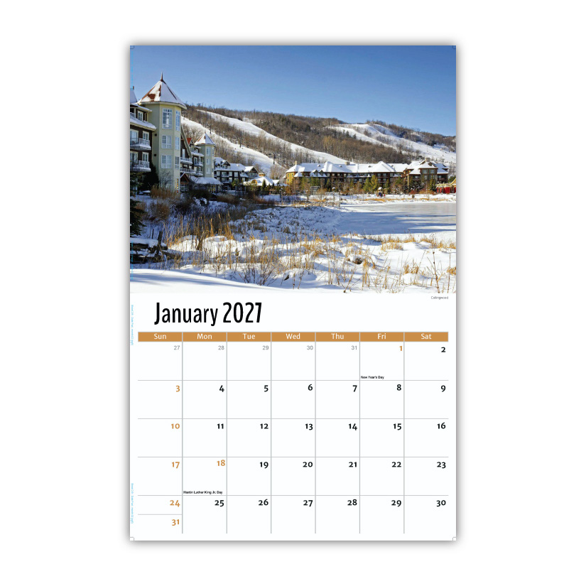 2027 Wall Calendar - Scenes of Ontario