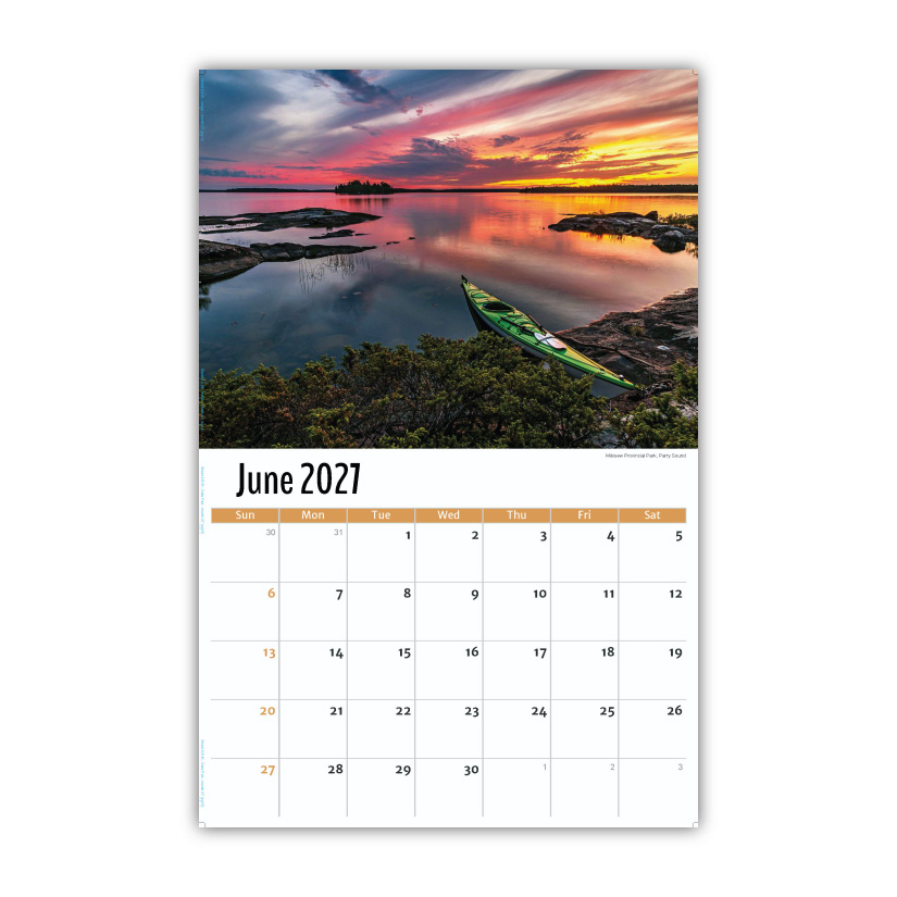 2027 Wall Calendar - Scenes of Ontario