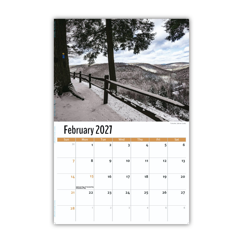 2027 Wall Calendar - Scenes of Pennsylvania