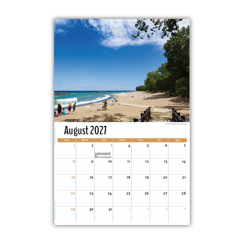 2027 Wall Calendar - Scenes of Pennsylvania