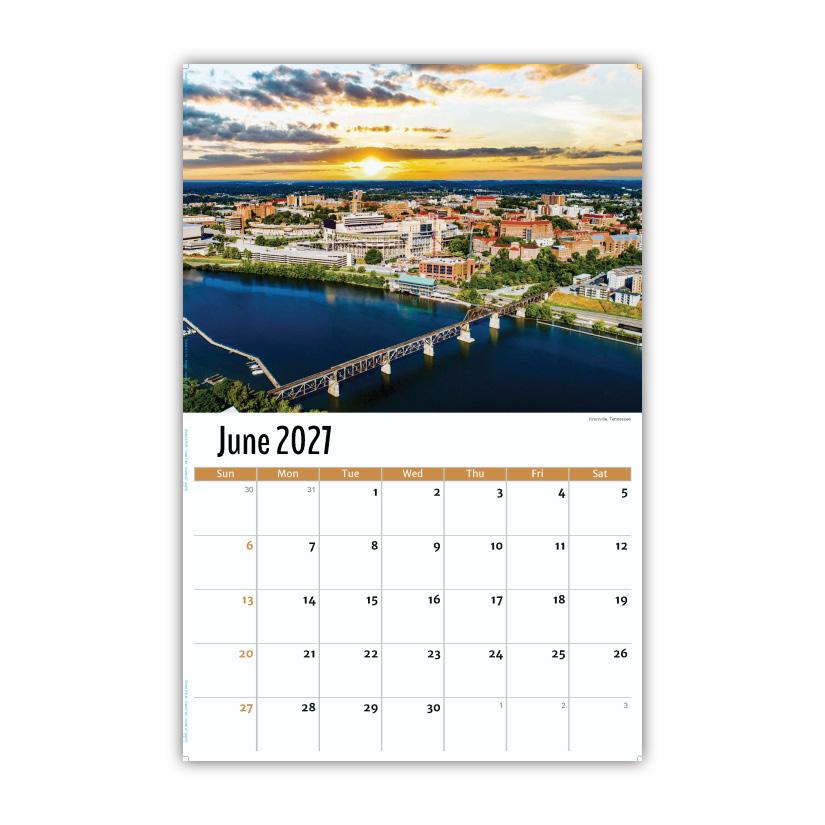 2027 Wall Calendar - Scenes of Southeast USA