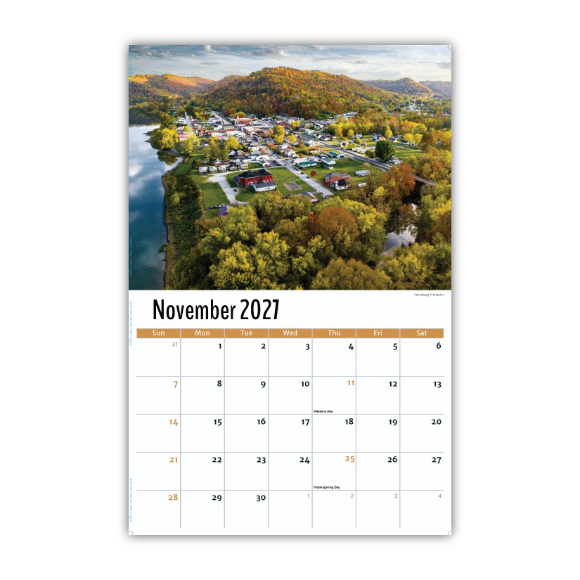 2027 Wall Calendar - Scenes of Southeast USA