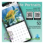 2027 Wall Calendar - Wildlife Portraits