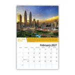 2027 Wall Calendar - World Travel Destinations