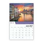 2027 Wall Calendar - World Travel Destinations