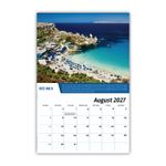 2027 Wall Calendar - World Travel Destinations