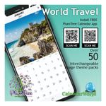 2027 Wall Calendar - World Travel Destinations