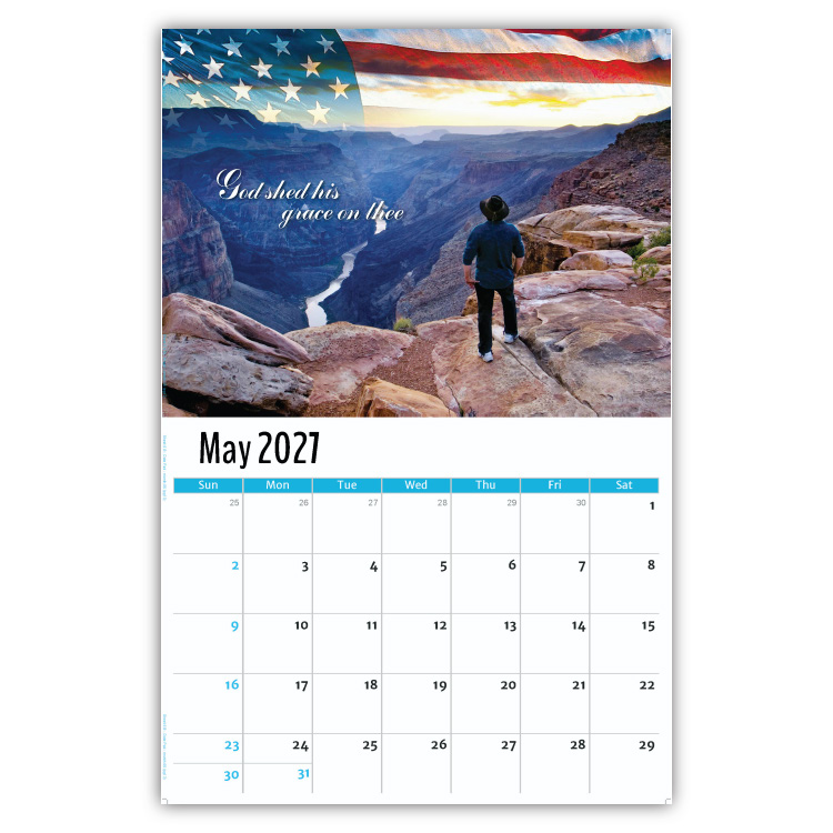 2027 America the Beautiful wall calendar