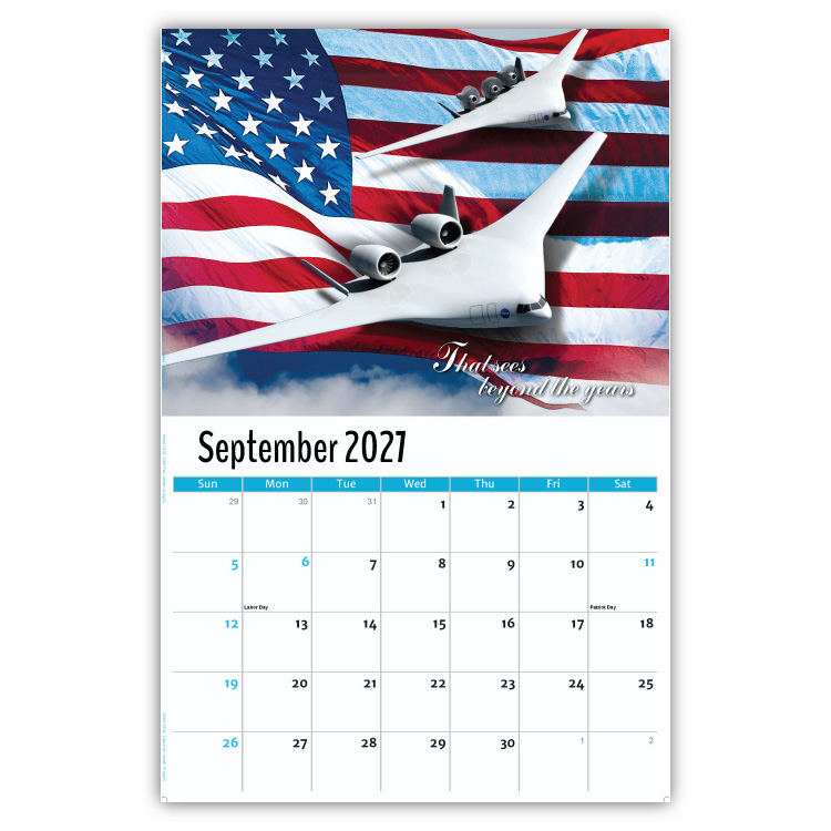 2027 America the Beautiful wall calendar