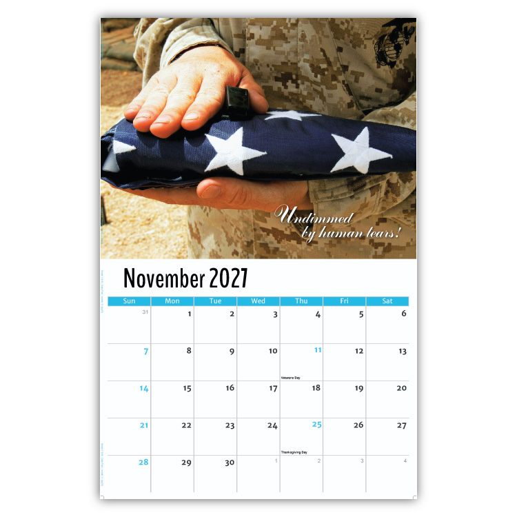 2027 America the Beautiful wall calendar