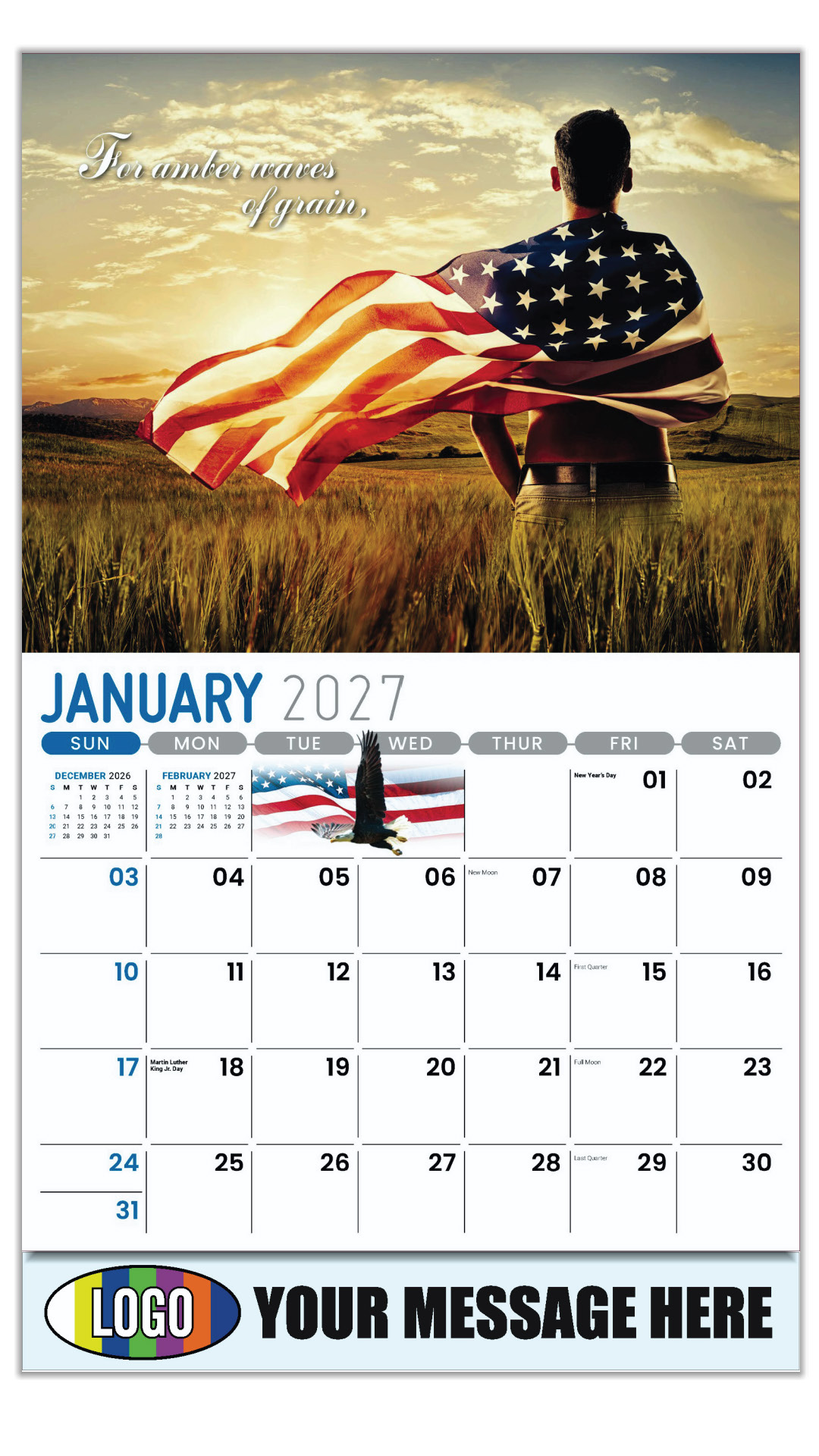 2027 America the Beautiful Business Promotional Calendar