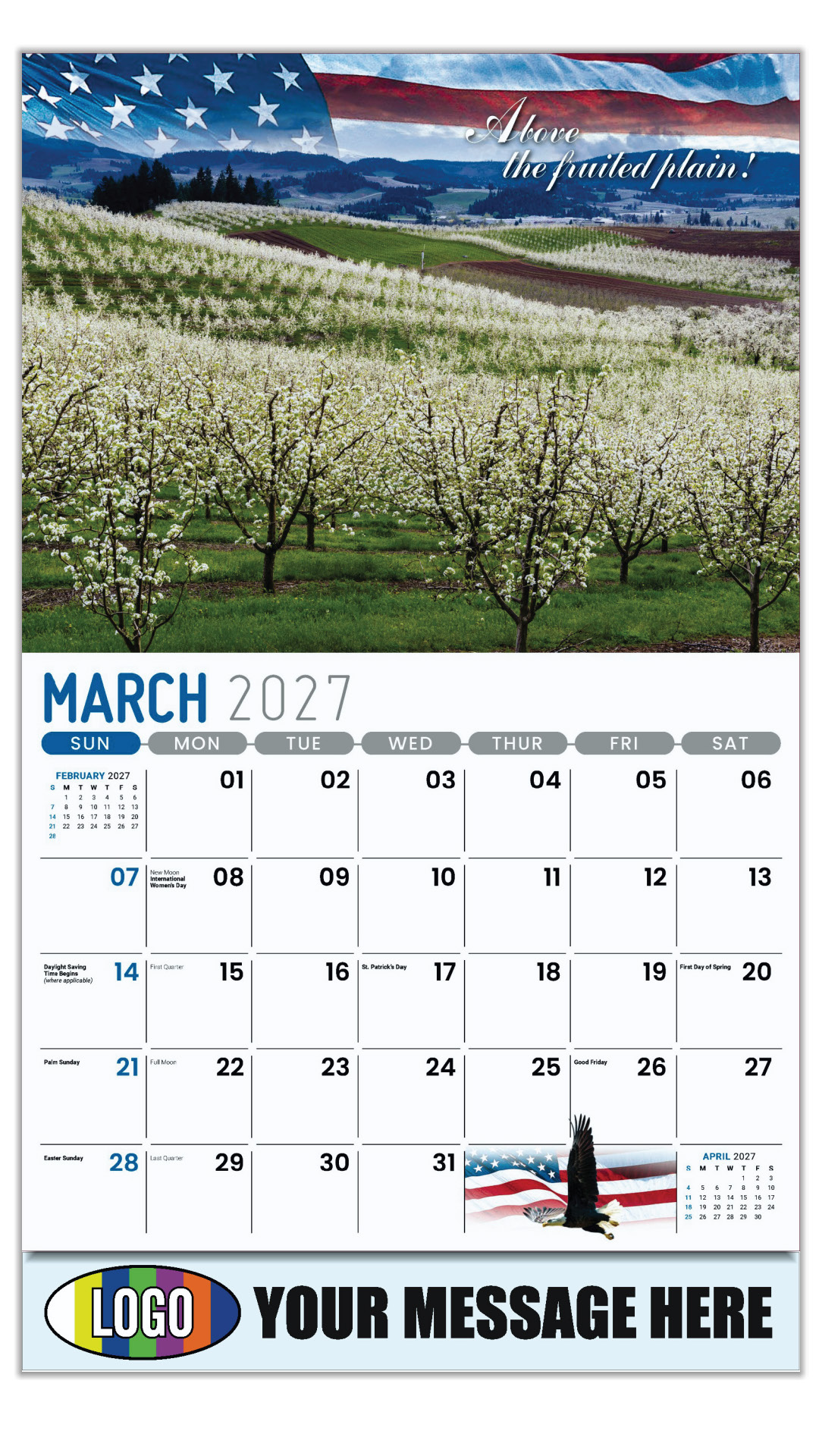2027 America the Beautiful Business Promotional Calendar