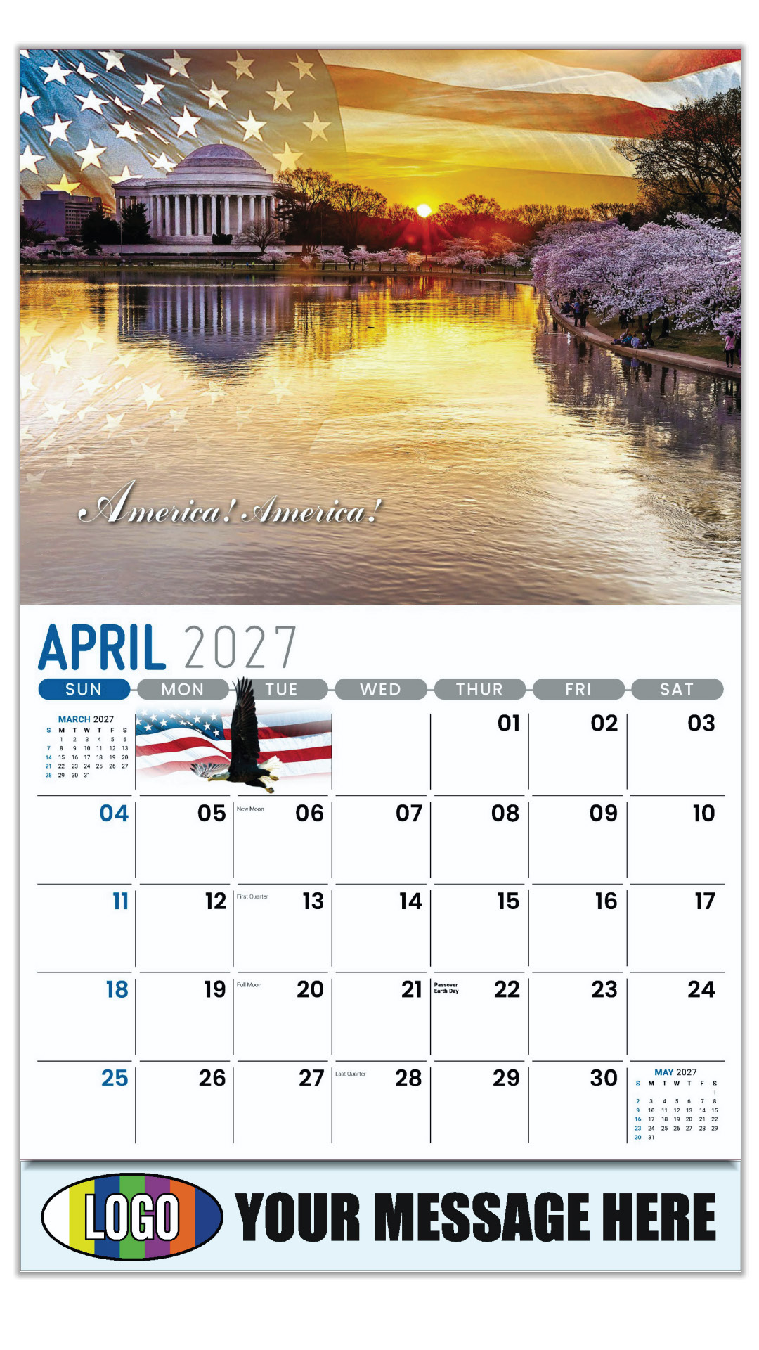 2027 America the Beautiful Business Promotional Calendar