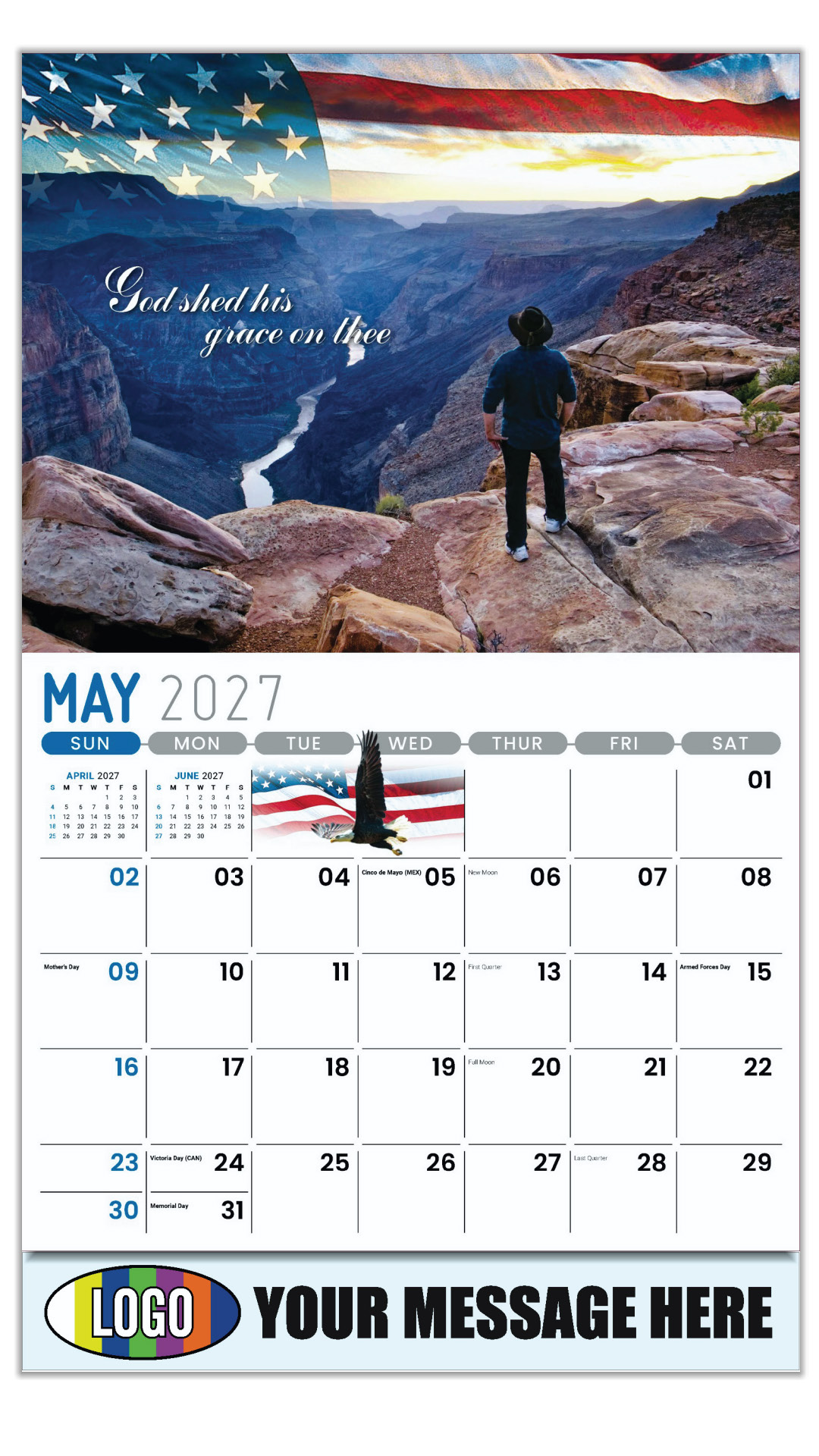 2027 America the Beautiful Business Promotional Calendar