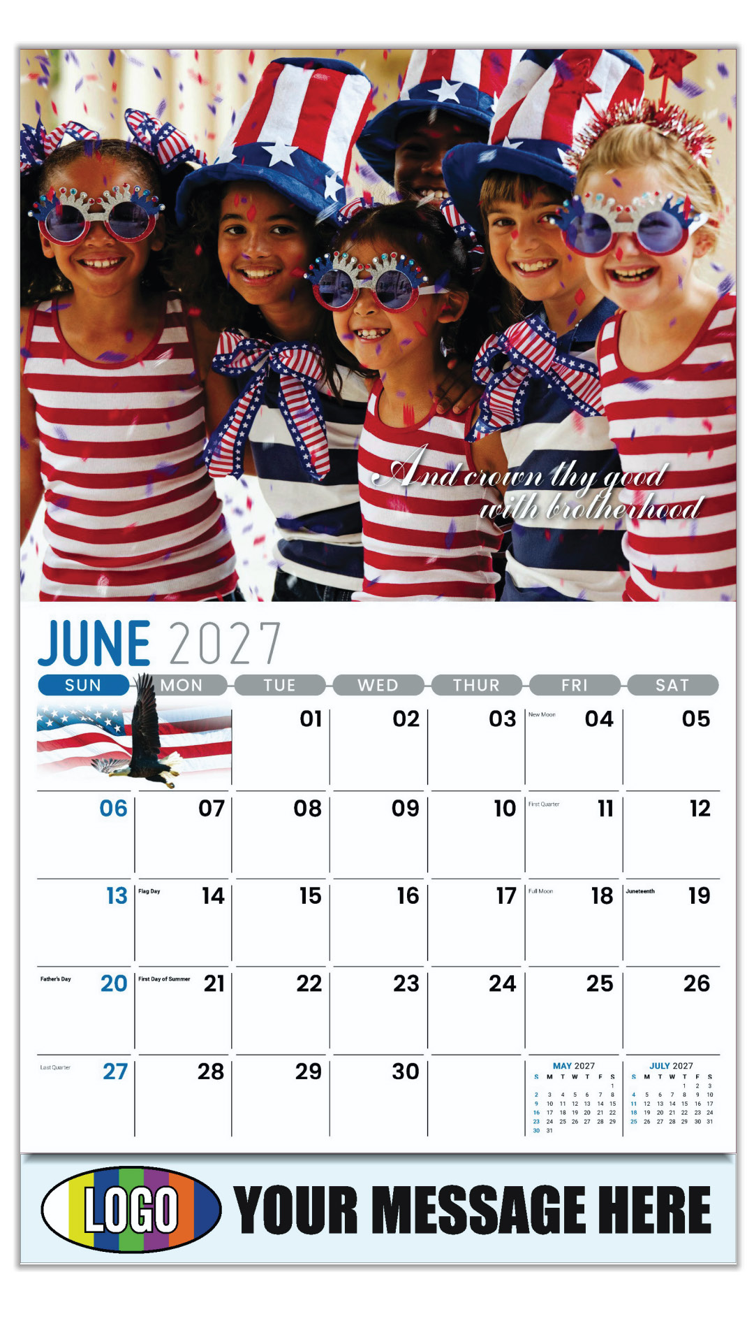 2027 America the Beautiful Business Promotional Calendar
