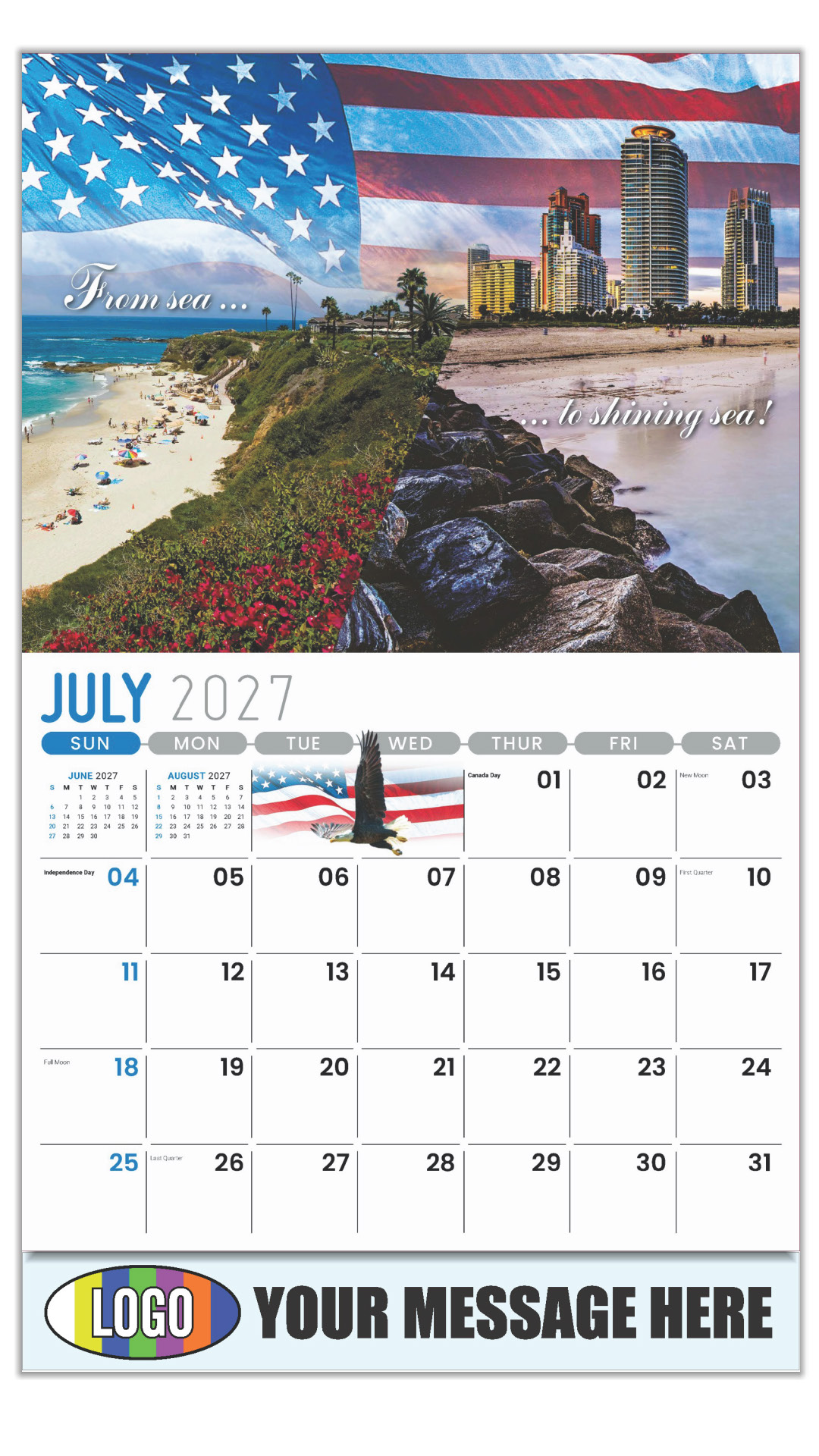 2027 America the Beautiful Business Promotional Calendar
