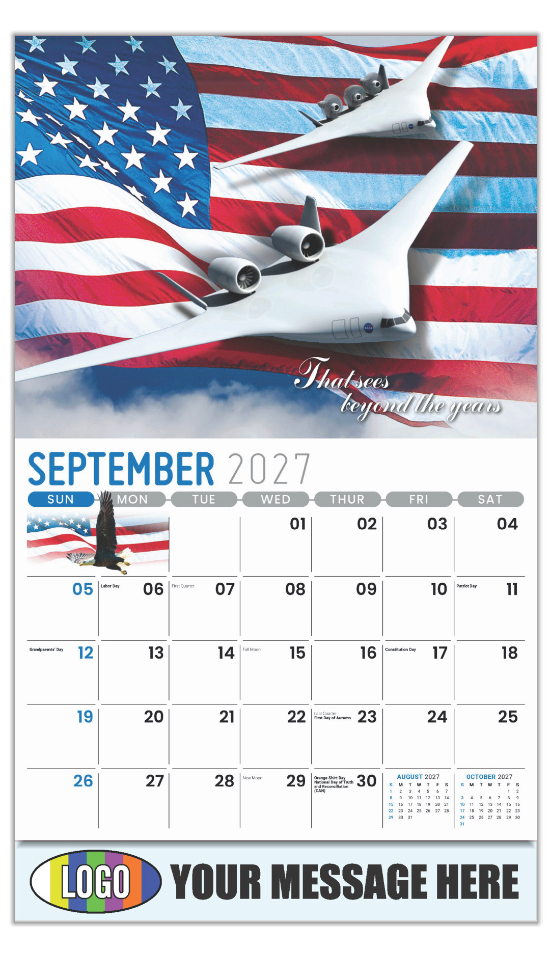 2027 America the Beautiful Business Promotional Calendar