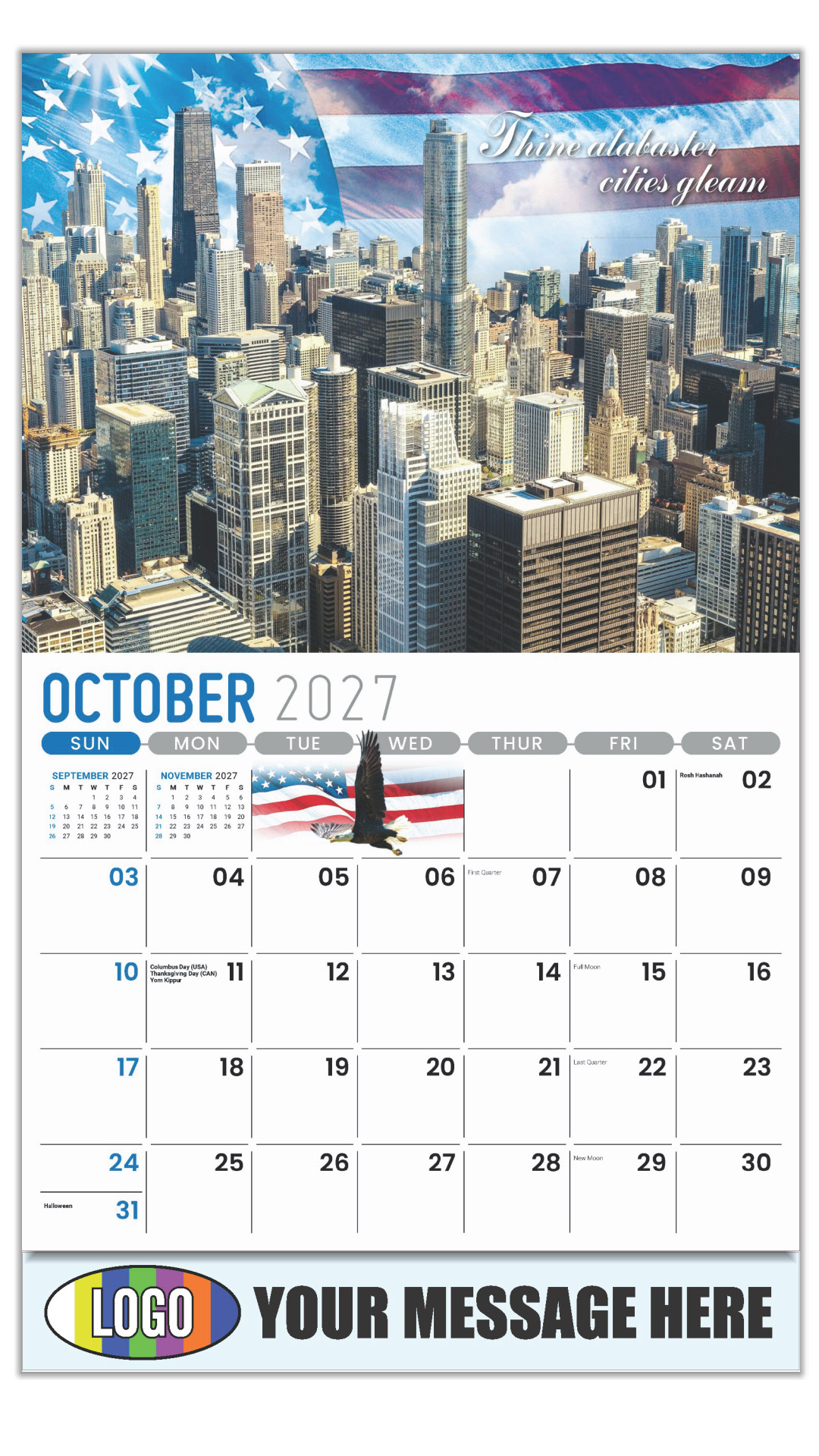 2027 America the Beautiful Business Promotional Calendar