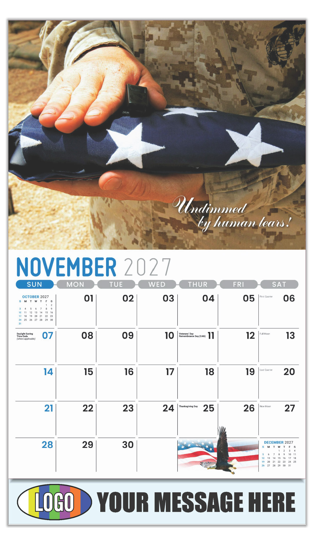 2027 America the Beautiful Business Promotional Calendar