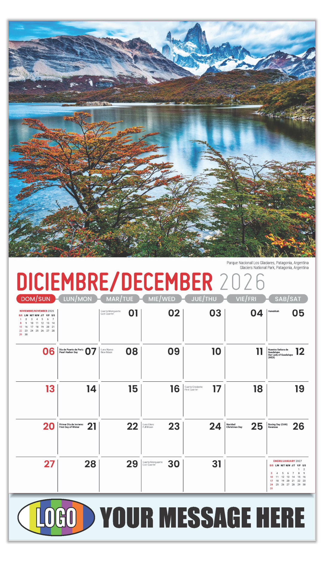 2027 Beauty of Latin America Business Promotional Calendar
