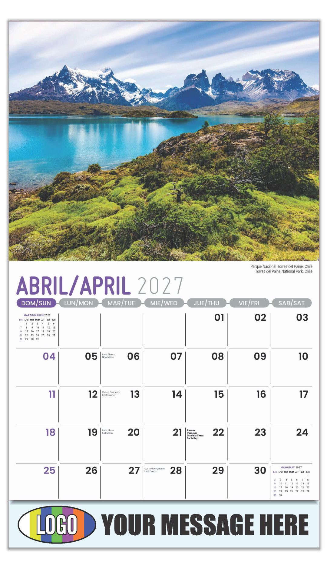 2027 Beauty of Latin America Business Promotional Calendar