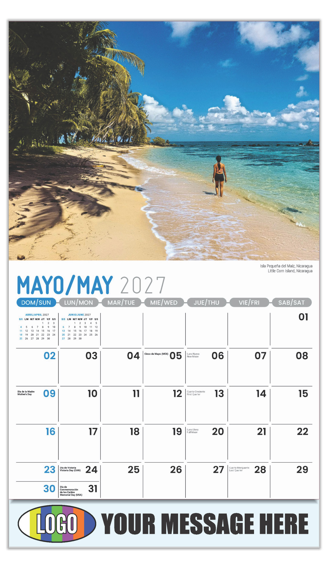 2027 Beauty of Latin America Business Promotional Calendar