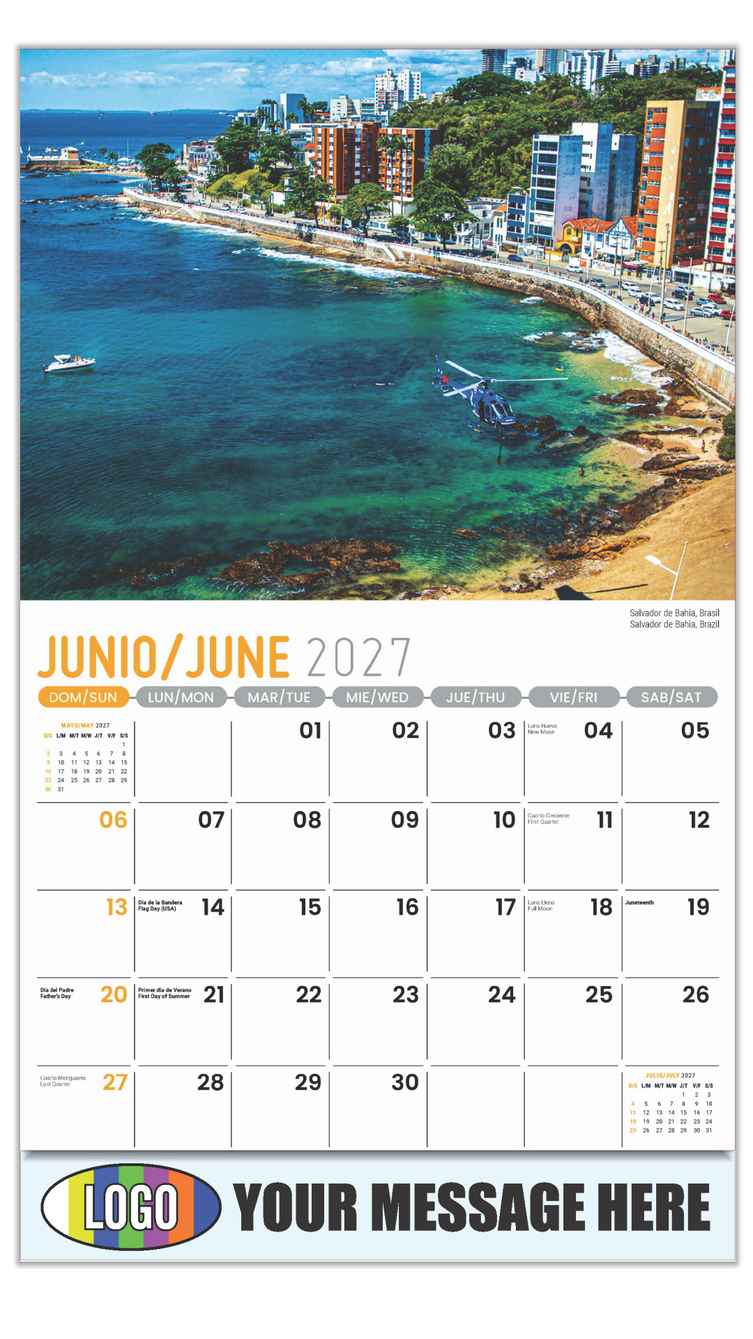 2027 Beauty of Latin America Business Promotional Calendar