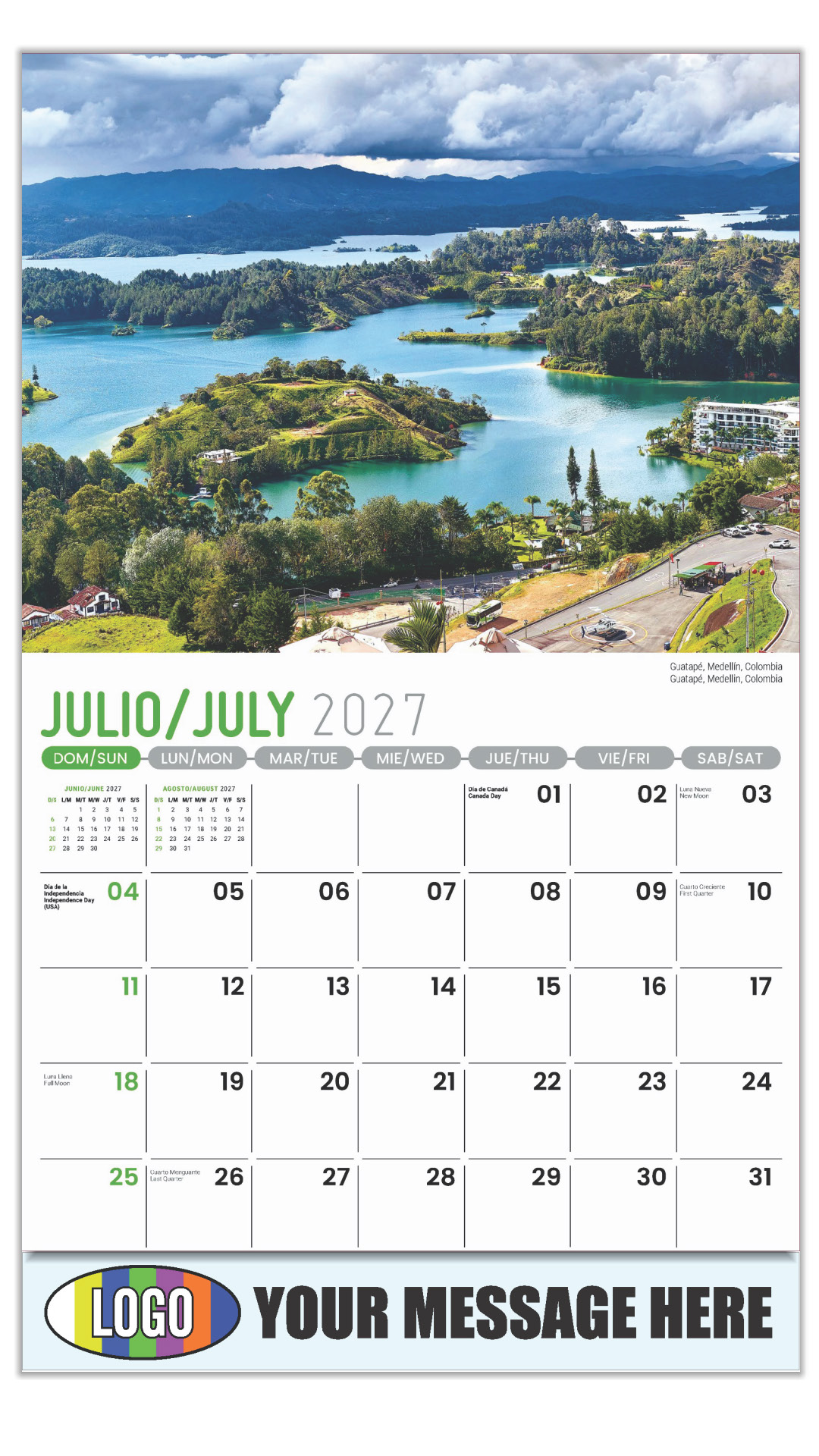 2027 Beauty of Latin America Business Promotional Calendar