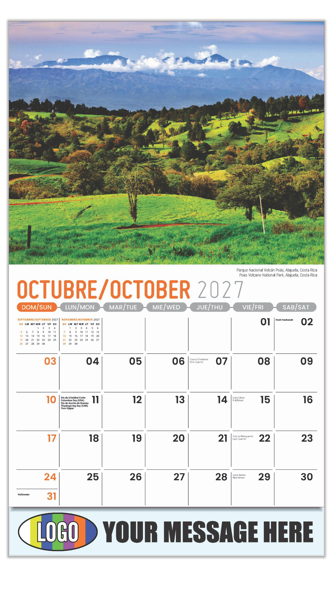 2027 Beauty of Latin America Business Promotional Calendar
