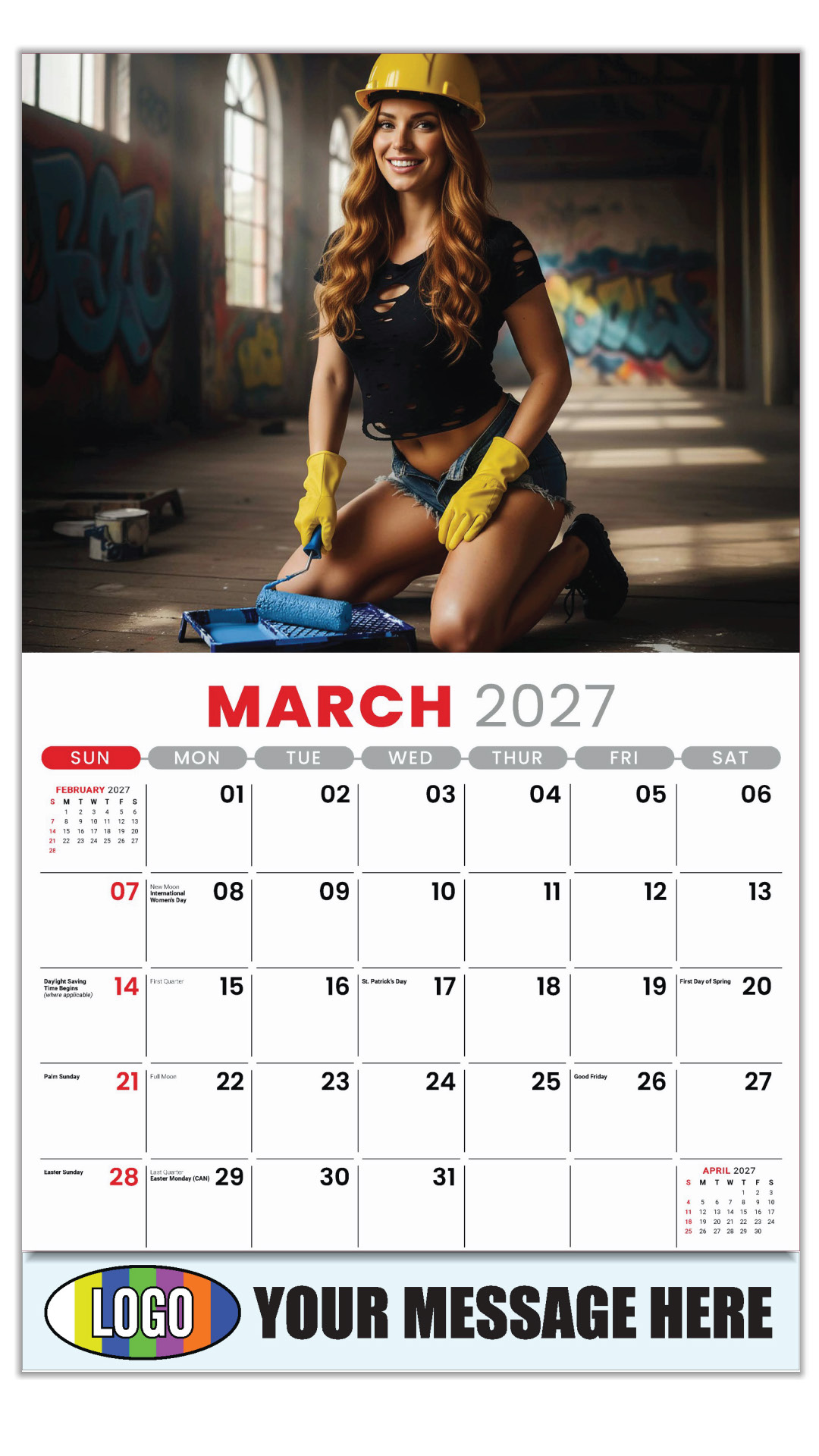 2027 Building Babes Business Promotional Calendar