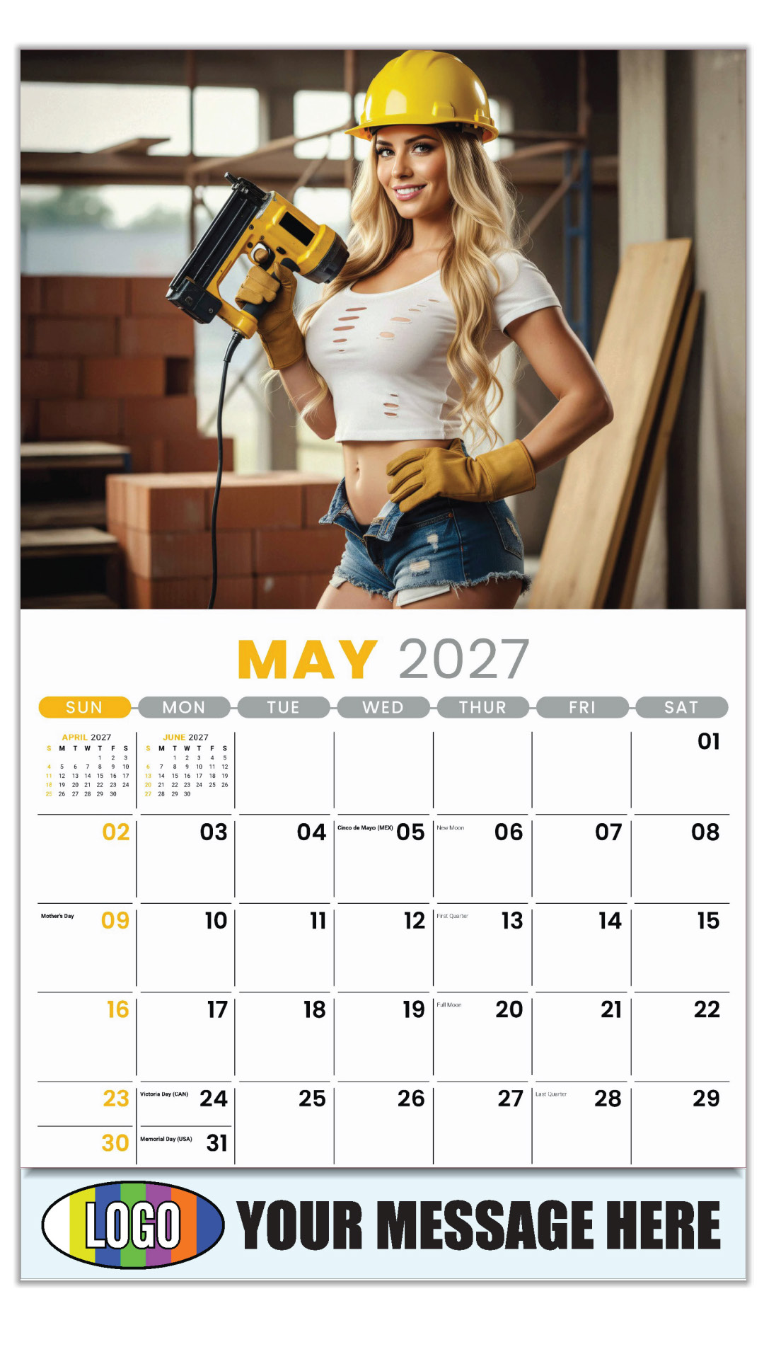 2027 Building Babes Business Promotional Calendar