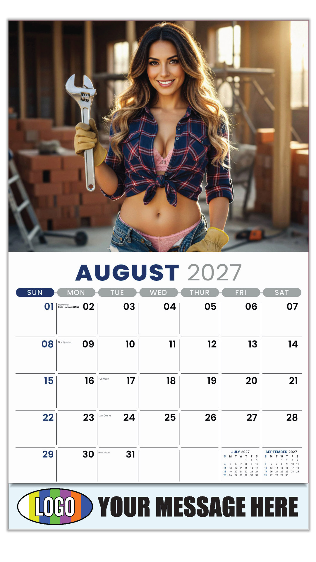 2027 Building Babes Business Promotional Calendar