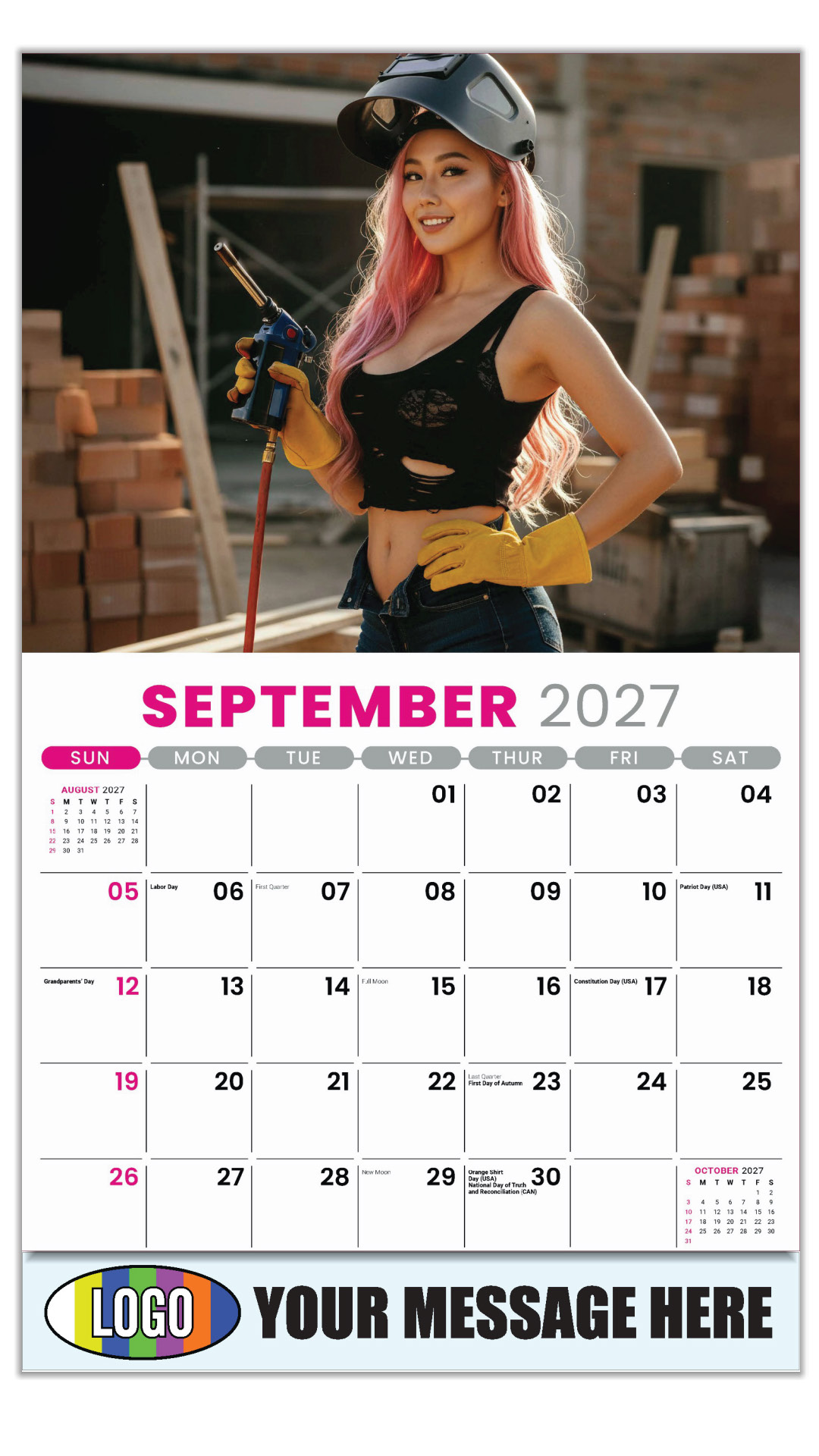 2027 Building Babes Business Promotional Calendar