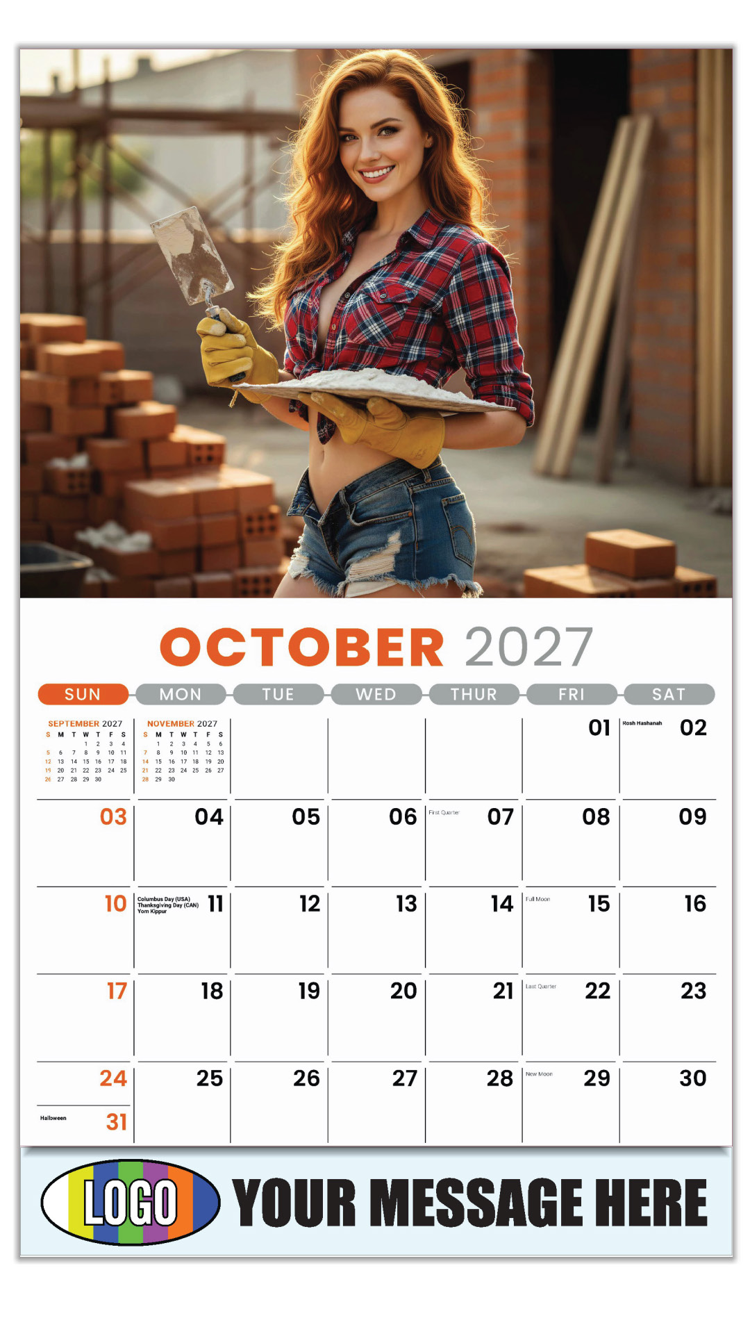 2027 Building Babes Business Promotional Calendar