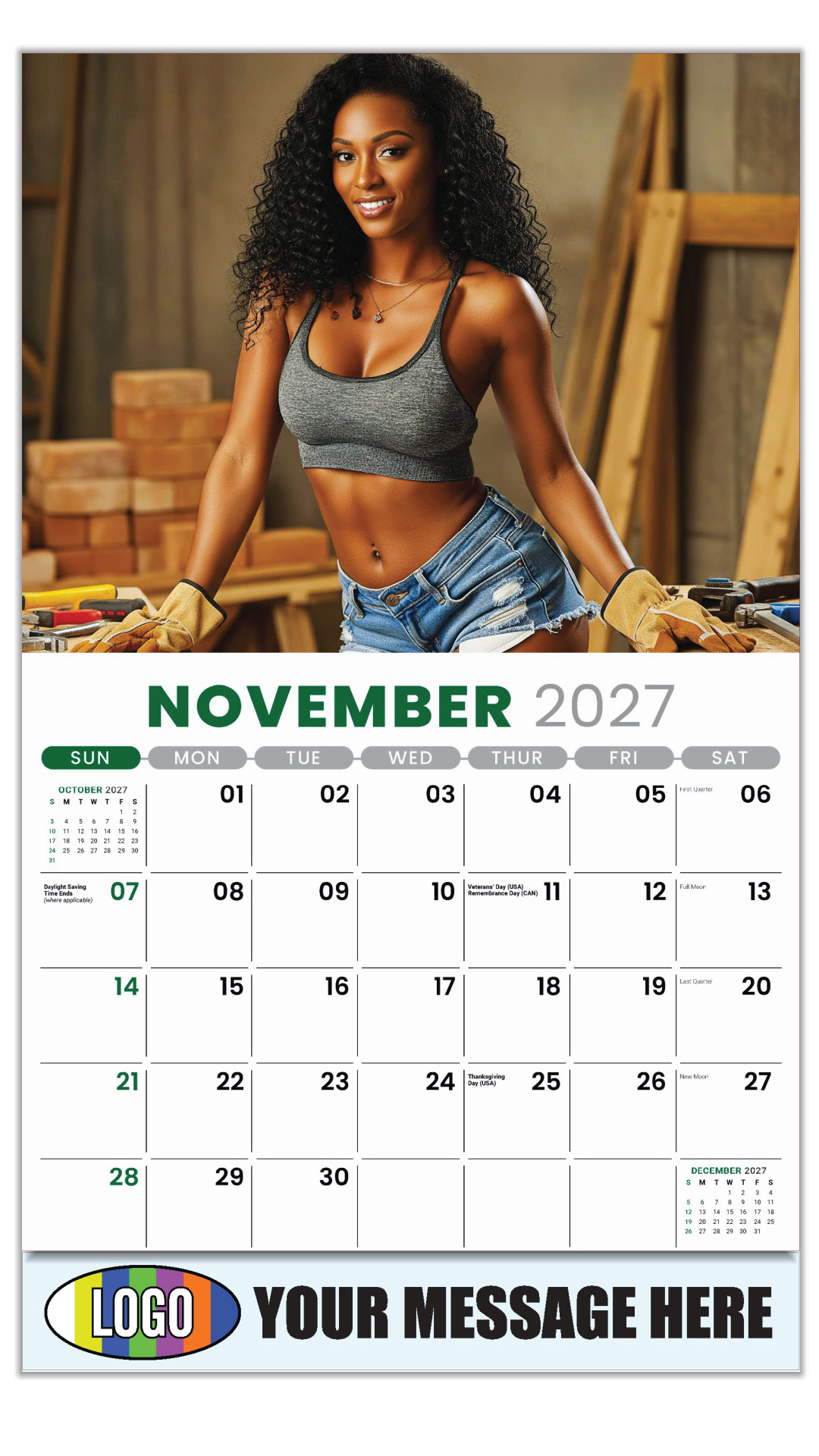 2027 Building Babes Business Promotional Calendar