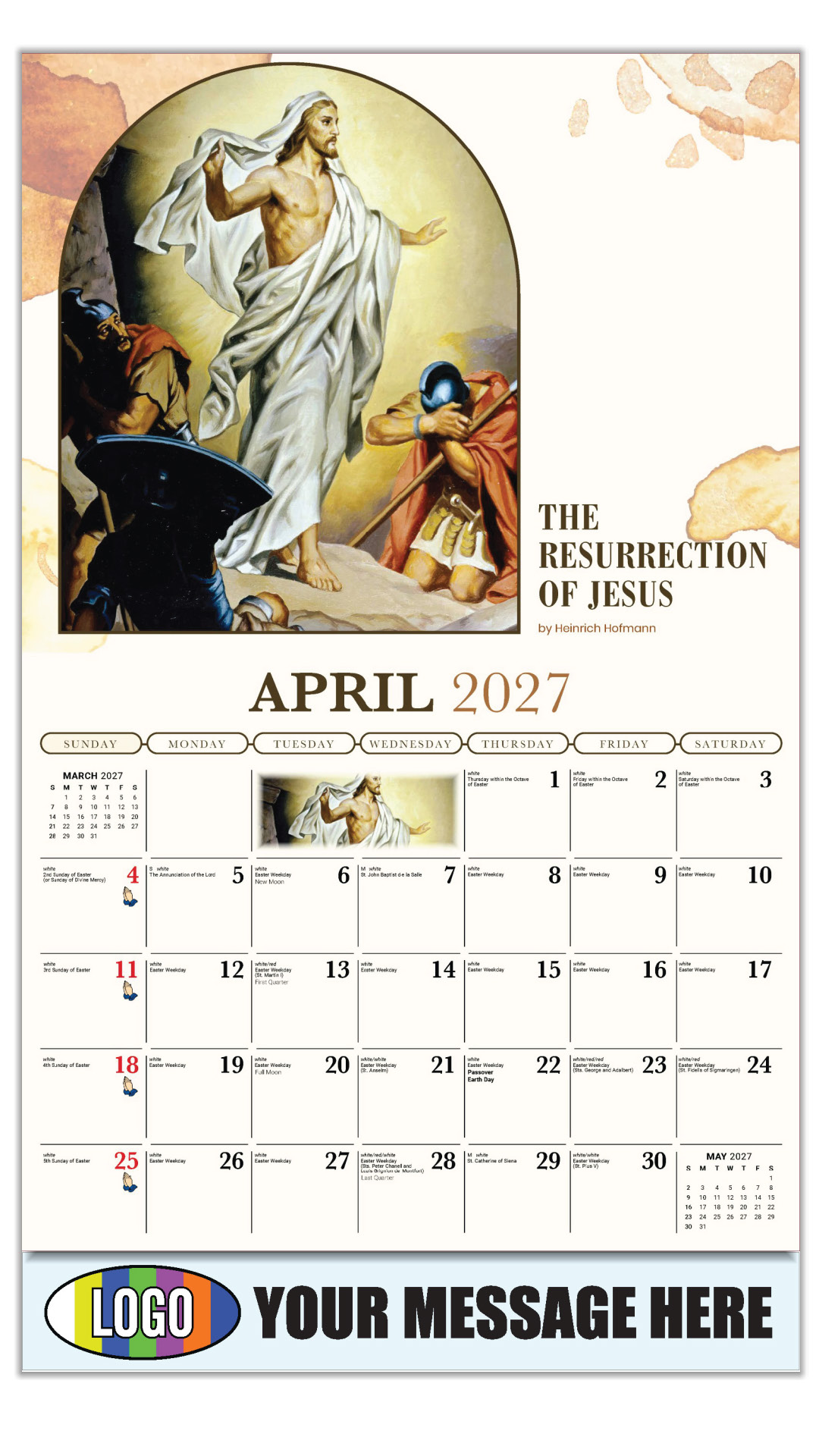 2027 Catholic Inspirations Business Promotional Calendar