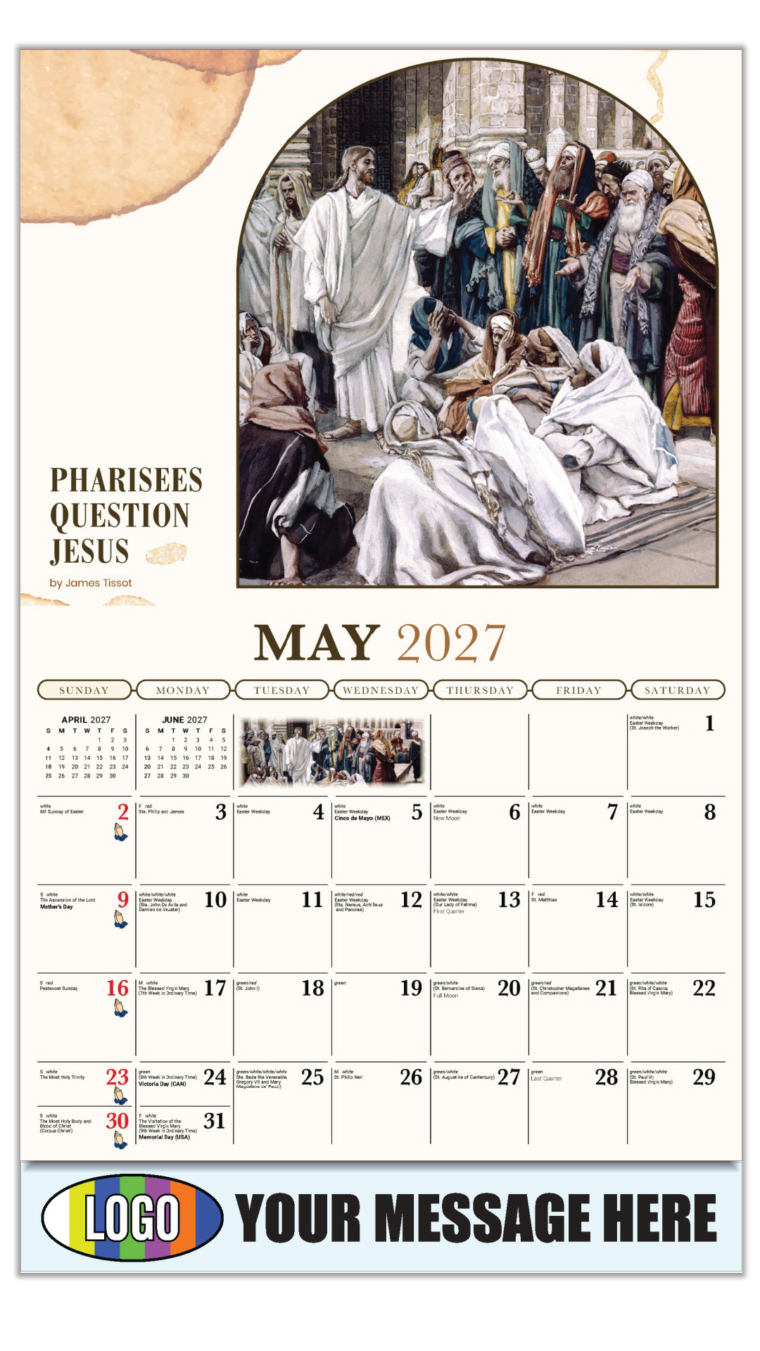 2027 Catholic Inspirations Business Promotional Calendar
