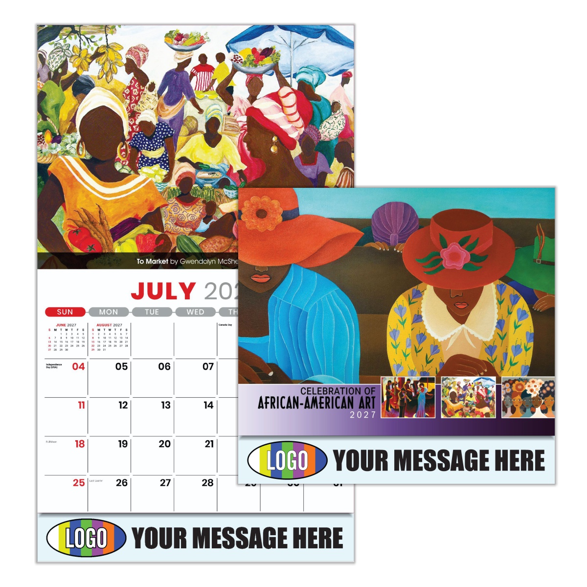 2027 Celebration of African-American Art Business Promotional Calendar