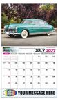 2027 Classic Cars Business Promotional Calendar