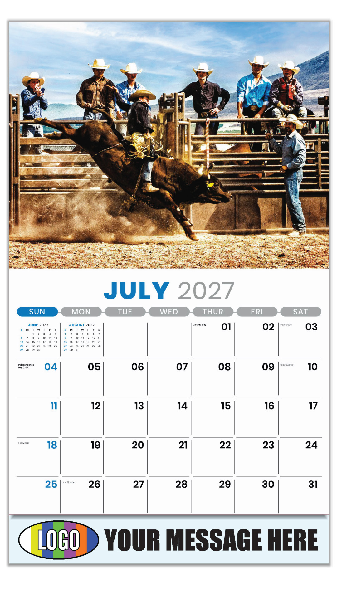 2027 Country Spirit Business Promotional Calendar