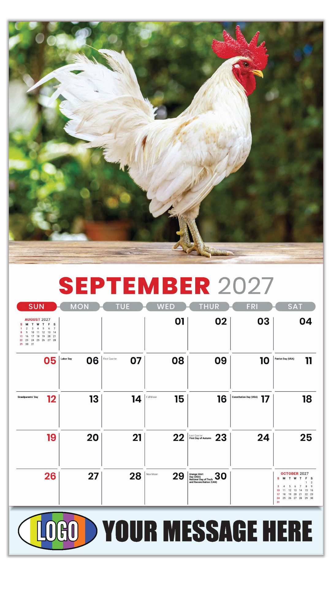 2027 Country Spirit Business Promotional Calendar