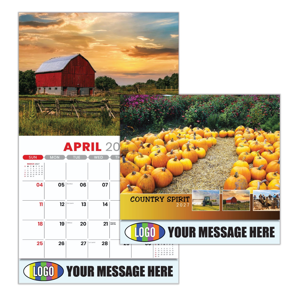 2027 Country Spirit Business Promotional Calendar