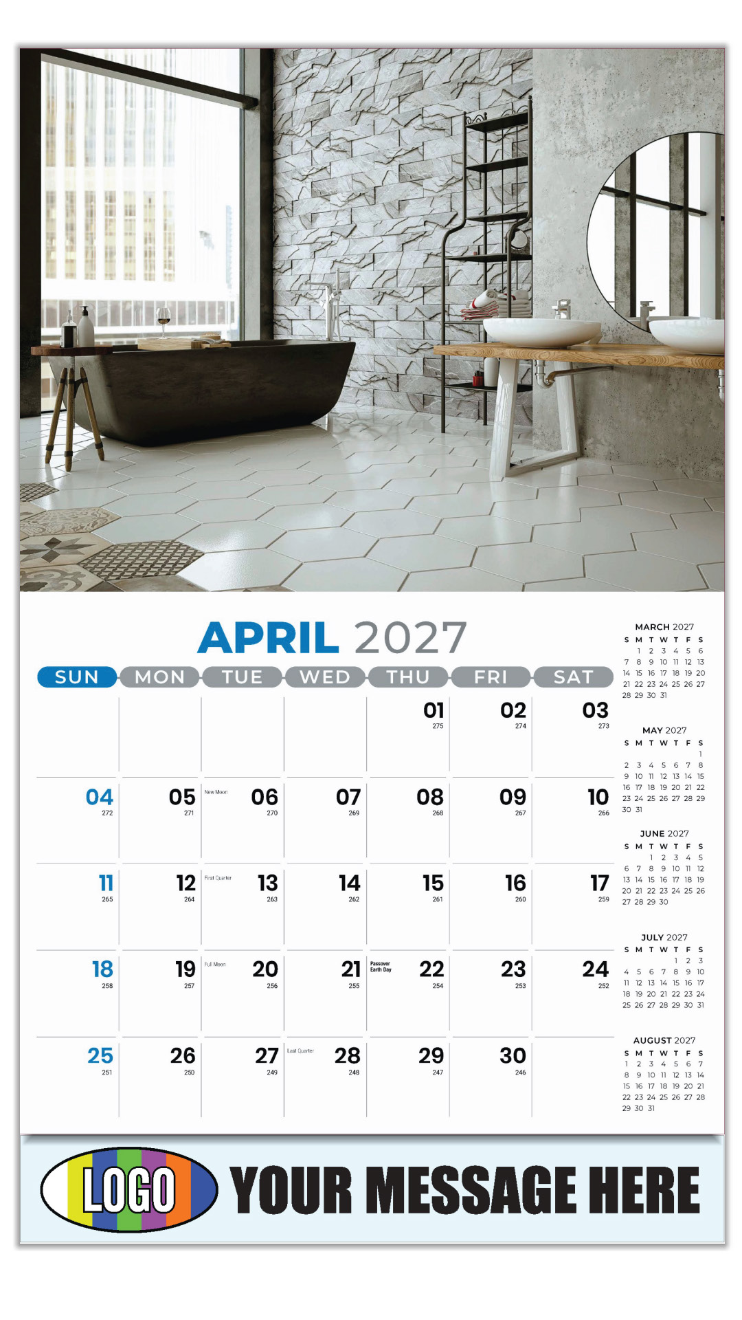 2027 Decor and Design Business Promotional Calendar