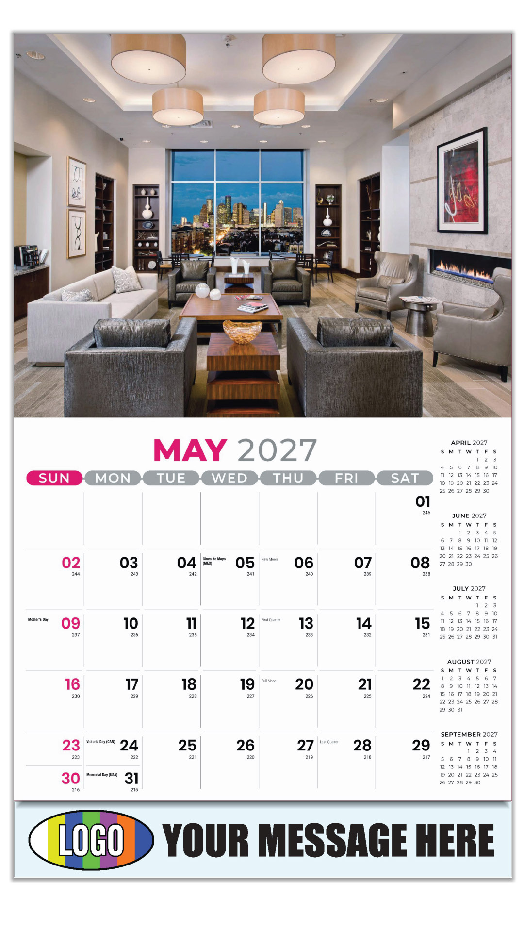 2027 Decor and Design Business Promotional Calendar