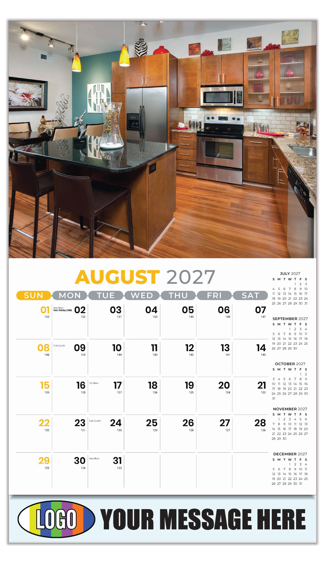 2027 Decor and Design Business Promotional Calendar